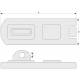 Portacandado ABUS 100