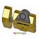 Cerrojo LINCE de alta seguridad con sensor de ALARMA LINCE 7930RSA LATONADO