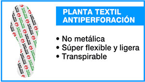 Panter Plus plantilla antiperforación